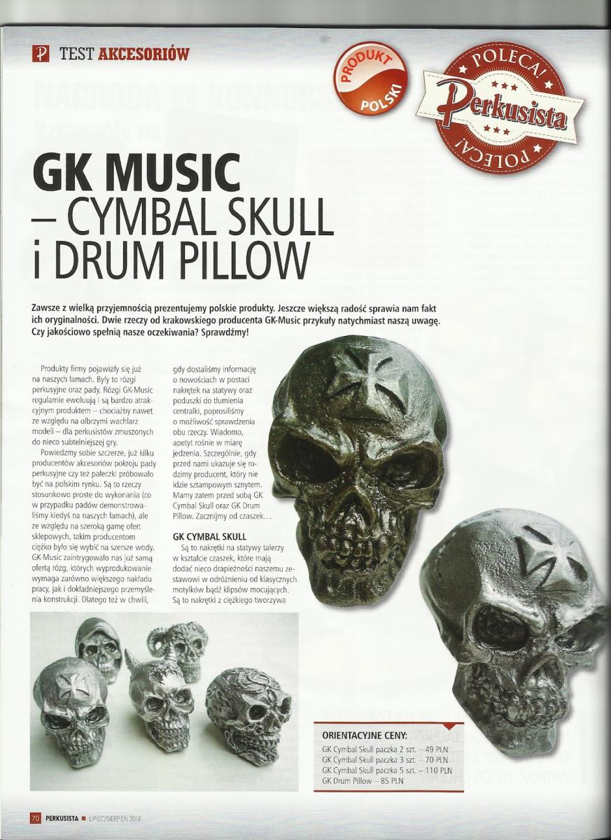 Cymbal skull_drum pillow_GKmusic_Perkusista